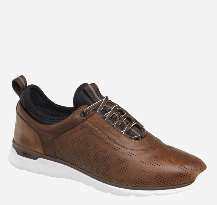 Johnston & Murphy XC4® Prentiss U-Throat Sneakers Herr - MörkKhaki Skor [SM7458913]